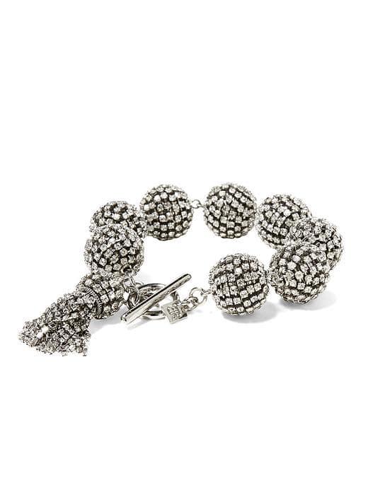 Banana Republic Sparkle Baubles Bracelet - Silver