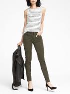 Banana Republic Womens Skinny Stretch Cotton-blend Sateen Jean Mistletoe Size 24