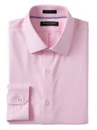 Banana Republic Mens Classic-fit Non-iron Solid Shirt Pink Size S