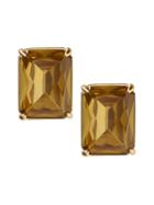 Banana Republic Womens Embellished Stud Earring Topaz Size One Size