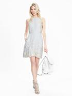 Banana Republic Womens Embroidered Shift Dress Size 10 - Cocoon