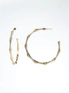 Banana Republic Bamboo Hoops - Gold