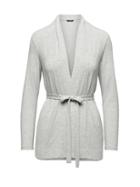 Banana Republic Womens Soft Sustainable Modal Belted Cardigan Light Gray Size Xs
