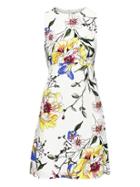 Banana Republic Womens Floral Shift Dress Daisy Yellow Size 4