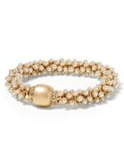 Banana Republic Mixed Up Pearl Snap Bracelet Size One Size - Pearl