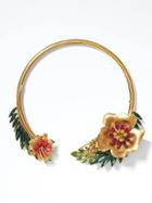 Banana Republic Womens Elizabeth Cole Tropical Collar Necklace - Gold