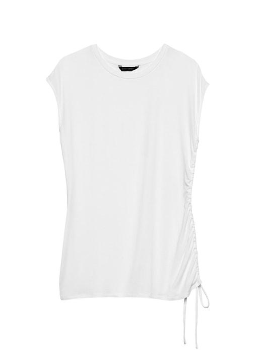 Banana Republic Soft Stretch Ruched Top