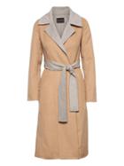 Banana Republic Womens Japan Online Exclusive Wool-blend Coat Camel & Gray Size S