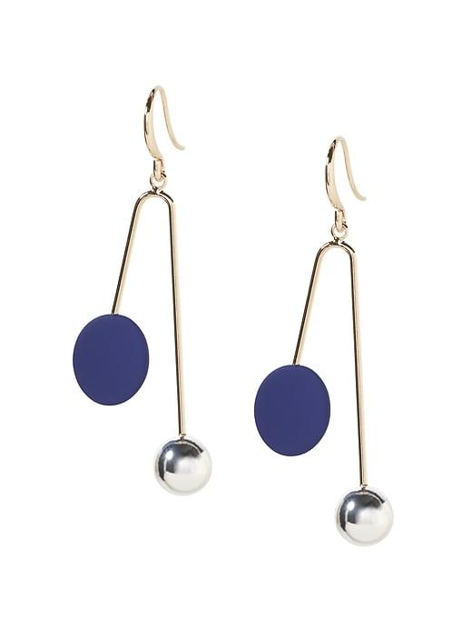 Banana Republic Ball & Disc Drop Earrings