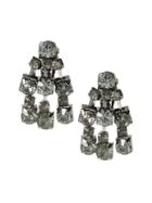 Banana Republic Womens Shimmer & Shine Clip-on Statement Earring Hematite Size One Size