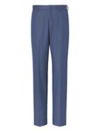 Banana Republic Mens Slim Non-iron Cotton Pant Blue Size 40w