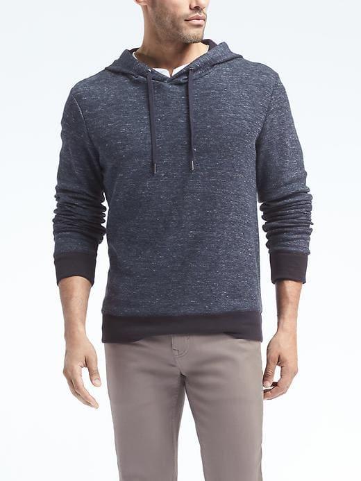 Banana Republic Cotton Linen Hoodie - Navy