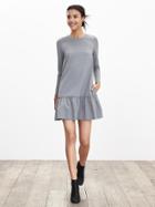 Banana Republic Womens Drop Waist Ponte Dress Size 0 - Dark Charcoal