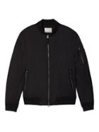 Banana Republic Mens Heritage Wool Blend Bomber - Black