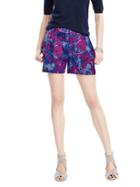 Banana Republic Womens Floral Textured Short Size 0 Regular - Painted Floral