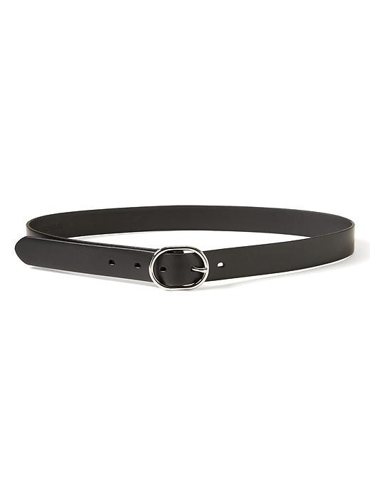 Banana Republic Mens Leather Trouser Belt Size L - Black