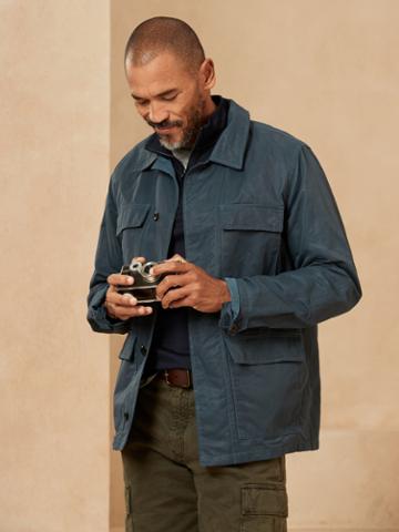 Luxury-touch Performance Half-zip T-shirt