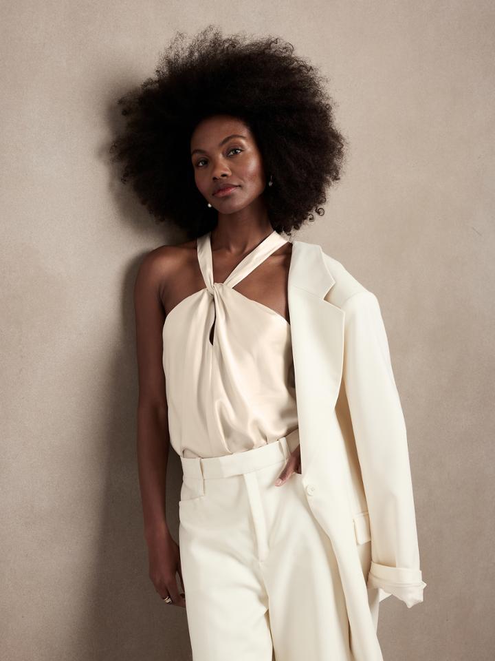 Petite Belay Silk Top