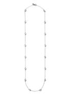 Banana Republic Delicate Cluster Layer Necklace - Silver