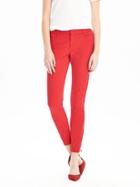 Banana Republic Womens Sloan Fit Slim Ankle Pant Size 0 Regular - Red Glow