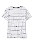 Banana Republic Mens Arrows Graphic Tee Size M Tall - Navy Star