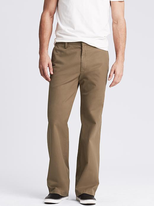 Banana Republic Mens Dawson Relaxed Cotton Chino Size 36w 36l Tall - Acorn
