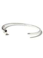 Banana Republic Womens Giles & Brother   Silver Skinny Railroad Spike Cuff Silver Size One Size