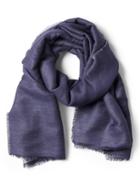 Banana Republic Womens Reversible Rectangular Scarf Dark Denim Size One Size