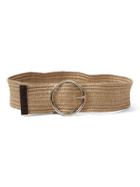 Banana Republic Womens Straw Elastic Belt - Natural