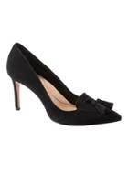 Banana Republic Womens Madison 12-hour Pump With Tassel Black Suede Size 11