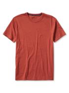 Banana Republic Mens Soft Wash Tee Size L Tall - Orange Heather