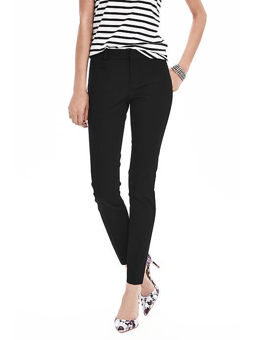 Banana Republic Sloan Fit Slim Ankle Pant Size 0 Petite - Black