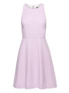 Banana Republic Womens Machine-washable Italian Wool Blend Fit-and-flare Dress Lilac Size 2