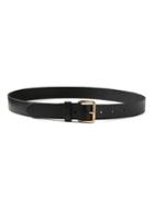 Banana Republic Womens Leather Trouser Belt Black Size M