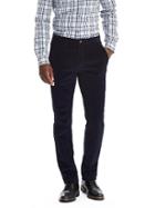 Banana Republic Mens Aiden Cord Chino Size 32w 36l Tall - Navy