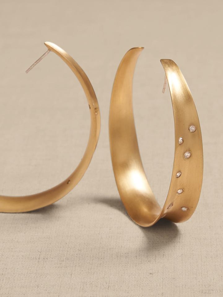 Milky Way Hoop Earrings | Aureus + Argent