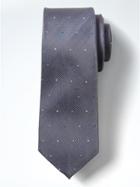 Banana Republic Mens Multi Dot Silk Nanotex Tie - Gray Sky