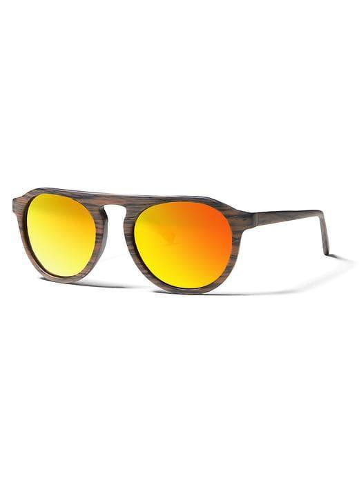 Banana Republic Mens Owen Sunglasses Natural Mix Size One Size