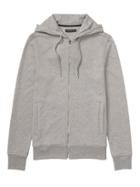 Banana Republic Mens French Terry Full-zip Hoodie Heather Gray Size S
