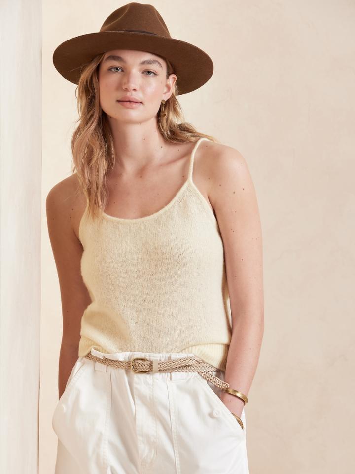 Allegra Brushed Cashmere Tank
