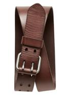Banana Republic Mens Double Prong Belt Size 30 - Brown