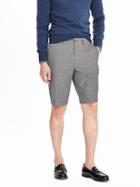 Banana Republic Mens Aiden Slim Chambray Short Size 28w - Gray Sky