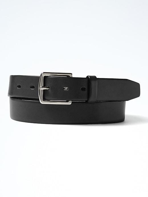 Banana Republic Mens Italian Leather Belt Black Size 36