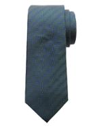 Banana Republic Mens Polka Dot Stripe Silk Nanotex Tie Heather Forest Size One Size