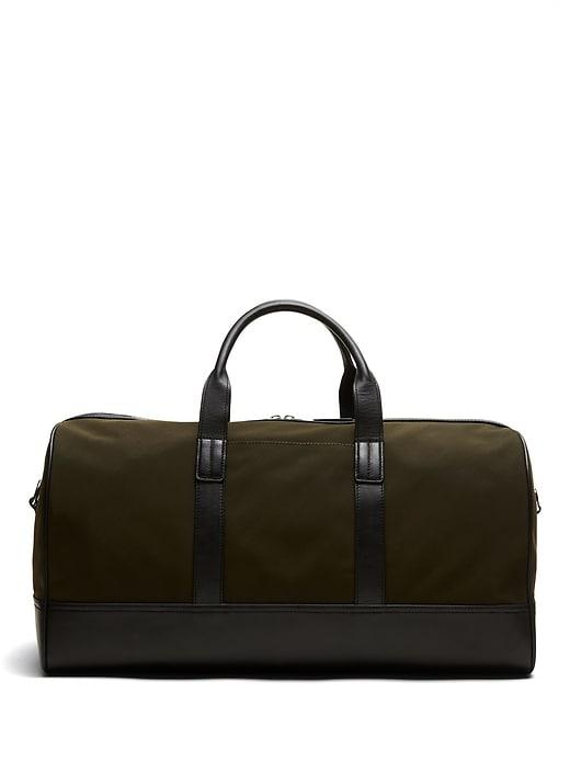 Banana Republic Mens Duffel Weekender Bag Olive Size One Size