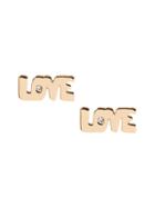 Banana Republic Womens Love Stud Earring Rose Gold Size One Size