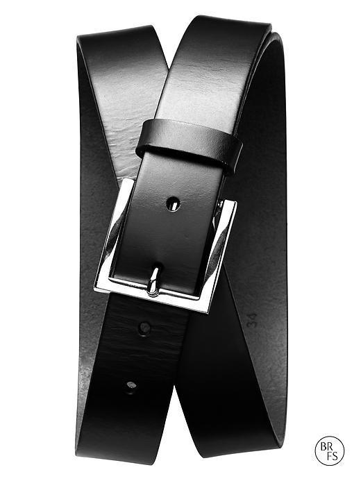 Banana Republic Factory Versatile Leather Harness Belt - Black