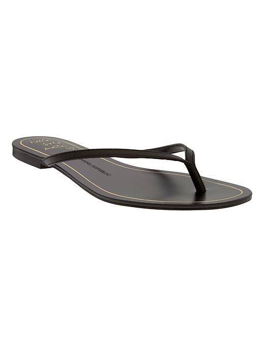 Banana Republic Ryan Flip Flop Size 10 - Black