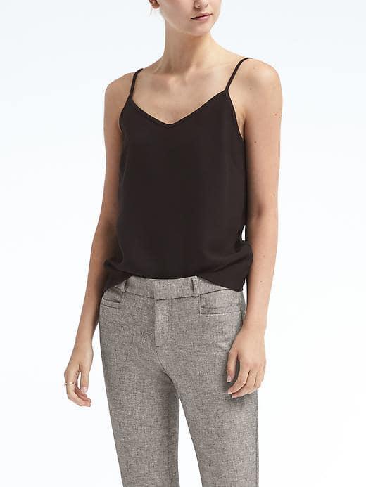 Banana Republic Solid Essential Cami - Black