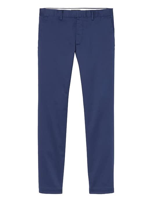 Banana Republic Mens Fulton Skinny Rapid Movement Chino Pant Magical Blue Size 42w